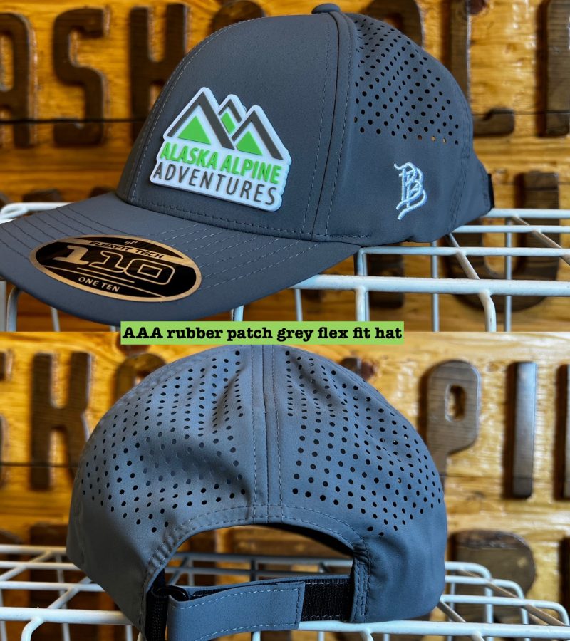 Billed Flex Fit Hat – Grey